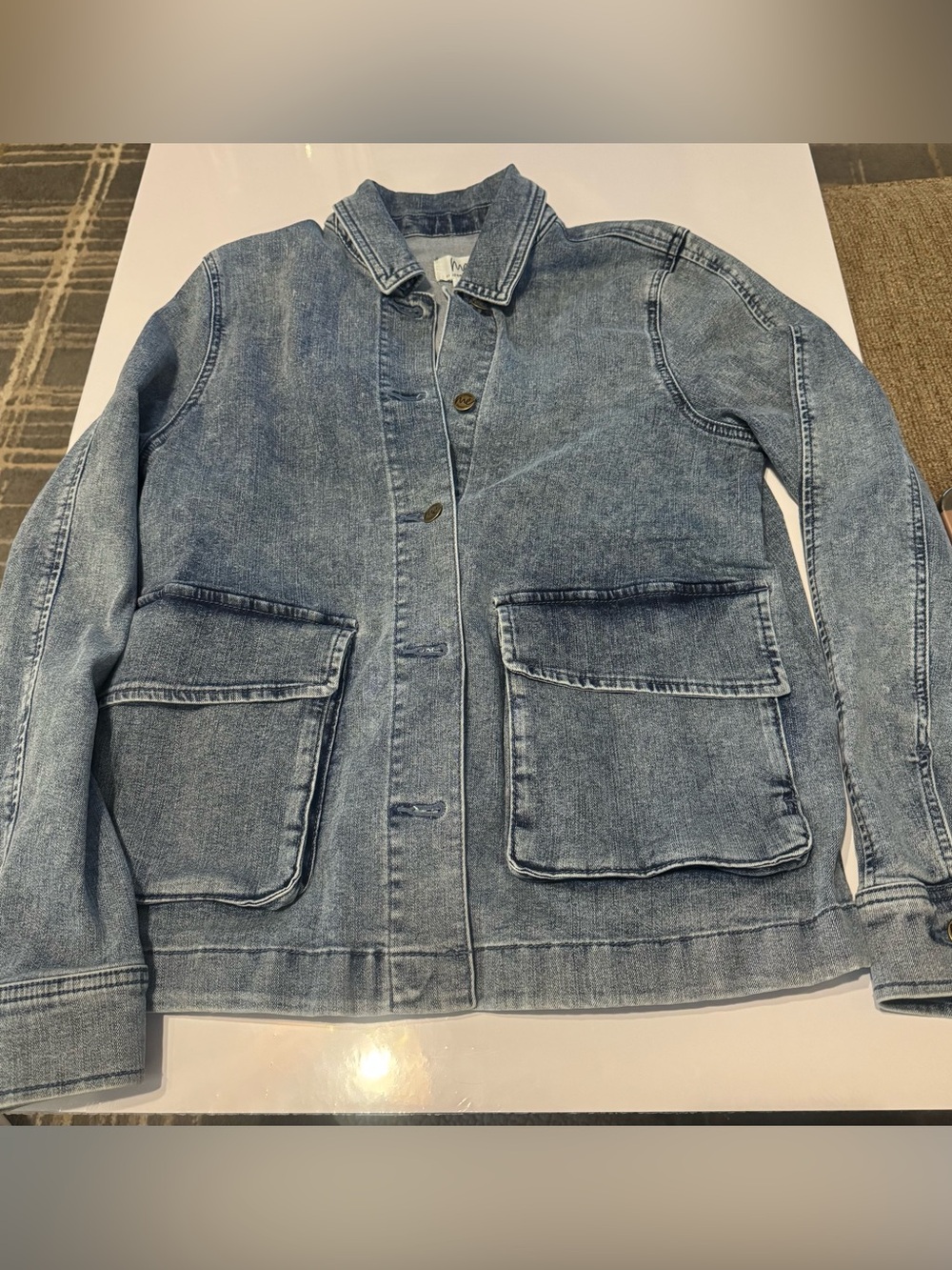 Me by Jenny Garth Blue Jean Jacket size Small NEW